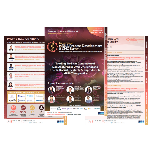 mRNA Process Development & CMC Summit 2026 - Download Event Guide